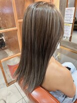 ネオリーブサイン 大森店(Neolive sign)&nbsp;11トーン　ハイライト×アッシュグレージュ　大森