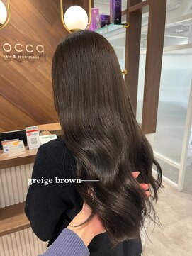 エレノア 静岡店(Eleanor) 【サメシマ】大人気☆透明感グレージュブラウン