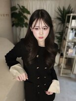 ヴェイナゴヤ(VEYY. nagoya)&nbsp;ブリーチなしオリーブグレージュ/シースルーバング/韓国レイヤー