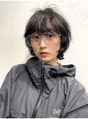 小顔/オリーブグレー/ココアベージュ/黒髪/暗めカラー/髪質改善