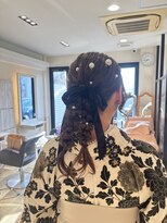 カナルグランデ(Canal Grande)&nbsp;編み込みポニーテール