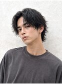 シースルーセンターパート/ツイストスパイラルパーマ韓国ヘア