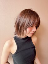 ブラウヘアアンドケア(care) 顔周りレイヤー×ボブ