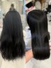 【Reina限定】韓国ヘアカット+髪質改善ストレート¥25300→¥19800