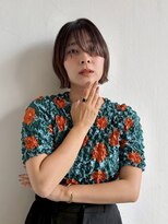 クラン 岡本(Chlan)&nbsp;くびれミニボブ　秋カラー　シースルーバング