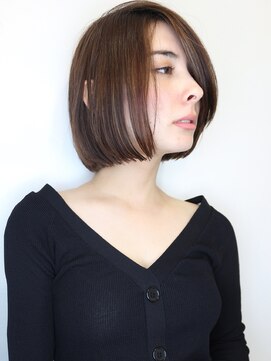 ラウンジ モリオ イケブクロ(Lounge MORIO Ikebukuro) 【morio池袋】自然に揺れるワンレングスボブ