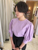 ジルバイジアン(JILL by GIEN)&nbsp;暗髪ショート夏ショート 簡単スタイリング