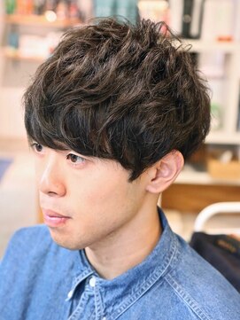 リビーチ ヘア リゾート 赤羽(Rebeach HAIR RESORT) 【赤羽リビーチ】メンズのマニッシュショートパーマ