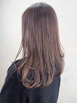 アルバム 銀座(ALBUM GINZA) アッシュブラウン_ウェーブパーマフォギーベージュ_ba278343