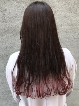 スイート ヘアデザイン(Suite HAIR DESIGN) 《suite》ラインカラー×ピンク
