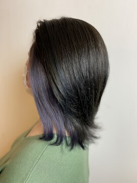 バース(BirtH) バイオレットグレーのインナーカラー