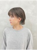 外ハネボブ×刈り上げ×インナーカラー