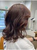 マッシュくびれヘアビタミンカラー着物ヘアメルティカラー