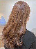 ヘアメイクオズ&金あゆみ オレンジベージュ
