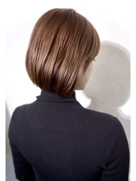 クレドガーデン 浦和店(CRED GARDEN) 大人可愛い20代30代40代黒髪前下がり丸みナチュラルミディボブq