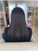 艶髪 アッシュグレージュ ロングヘア 10代20代30代