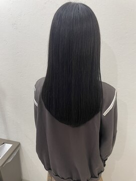 ベルム(Belme) ツヤ暗髪ダークグレージュ×髪質改善トリートメント/用賀