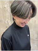 #シルバーグリーン#ショート