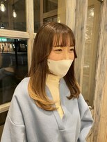 エイミーバイアフロート(amie  by afloat)&nbsp;小顔効果◎サイドバング×おくれ毛カット&レイヤースタイル