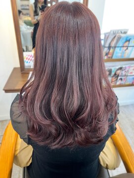 マリアバイアフロート(Maria by AFLOAT) 【山田】カシスピンクハイライトラーレイヤーセミディ