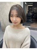韓国レイヤー/韓国風/ボブ/髪質改善/黒髪/ブリーチなし〔池袋〕