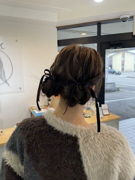 エンリッチヘア(enrich hair) 10代20代韓国スタイル ツインリボンヘアセット