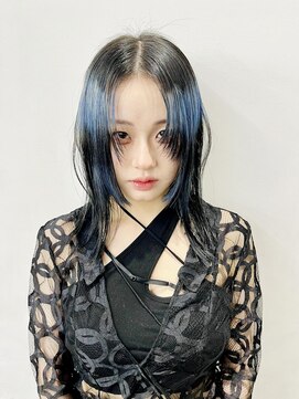 レコ 渋谷(LECO) ブルー×ブラック　デザインカラー