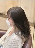 レイヤーカットナチュラルハイトーンデザインカラー[日野駅]
