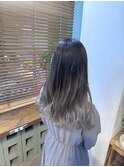 Gradation silver【グラデーションシルバー】1ブリーチ