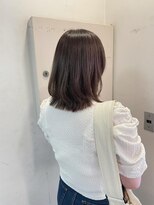 キャンバス バイ ネオリーブ 横浜西口(Canvas by neo.)&nbsp;切りっぱなし レイヤー くびれ巻き グレージュ s