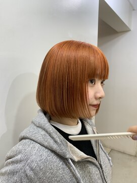 ケーツー 谷町(K-two) 高彩度のオレンジボブ★