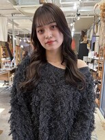 ユイマァル 倉敷店(YUIMARL)&nbsp;イヤリングカラー×ロングウェーブ10代20代