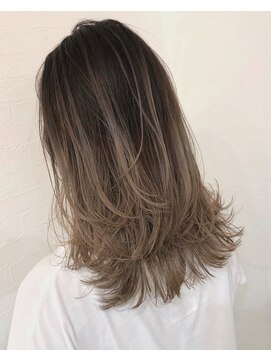 ルミヘアー 金沢駅西口店(Lumi hair) ★グラデーションカラー/ミルクティーベージュ/20代30代40代