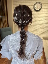 ペコリ ヘアールーム(PecoRi HAIR ROOM)&nbsp;編みおろしヘア