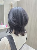 ミディアム×外はね×レイヤー