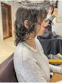 【山本日向子】ウルフパーマ20代レイヤーカット無造作パーマ
