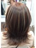 【4.50代人気NO1】大人女性の為のハイライトカラー+カット＋marbb/白髪ぼかし