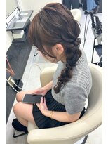 ベルグロー(BELLEGROW)&nbsp;編み下ろしヘア/サイドヘア/アップヘア