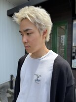 シャラク 砺波店(sharaku) スパイキーショート/ハイトーンカラー