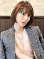 ロンドアベニール 北千住(Lond avenir) くびれヘア/顔周り/韓国/レイヤーカット/黒髪/ミディアム北千住
