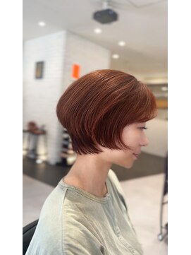 コスアンドコウ 横浜山下(Cos&Co.) Guest look 【ショート/ボブ/ピンクオレンジ系】