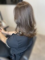 アース 天満橋店(HAIR & MAKE EARTH) 20代30代40代ベージュ暖色系カラー大人ボブ透明感小顔