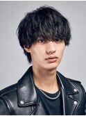 韓国メンズヘア/カルマパーマ/ニュアンスパーマ*渋谷/MEN'S/眉毛