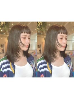 骨格・髪質を見極めた計算尽くのカットで“今っぽ可愛い”を叶える♪
