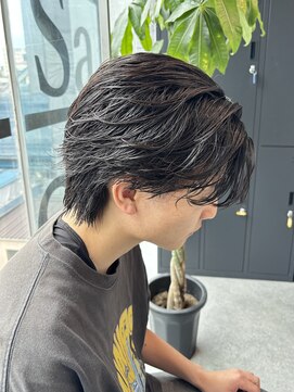 スタッド 松戸(stud. Men‘s) フェザーパーマ/ニュアンスパーマ/センターパート/毛流れパーマ