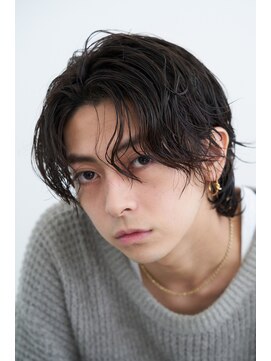 レタッチバイフィフス(RETOUCH by fifth) 原宿ニュアンスパーマルーズパーマメンズカットセンターパート