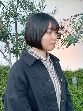 リリー(Rilie) ショートボブ/デザインカット/似合わせ/髪質改善/艶髪