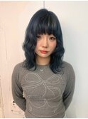 表参道/クラゲヘアー/オリーブグレー/小顔/ココアベージュ/渋谷