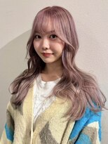 サンデイズド(SUNDAZED)&nbsp;セミロング/ピンクベージュ/レイヤーカット