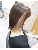 ヘアテリア リュウ 大塚(hair teria ryu) インナーカラー/ミルクティ/ウルフボブ